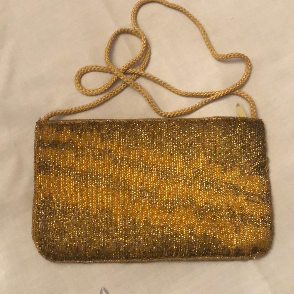 Handmade Beaded Glass Bead Handbag